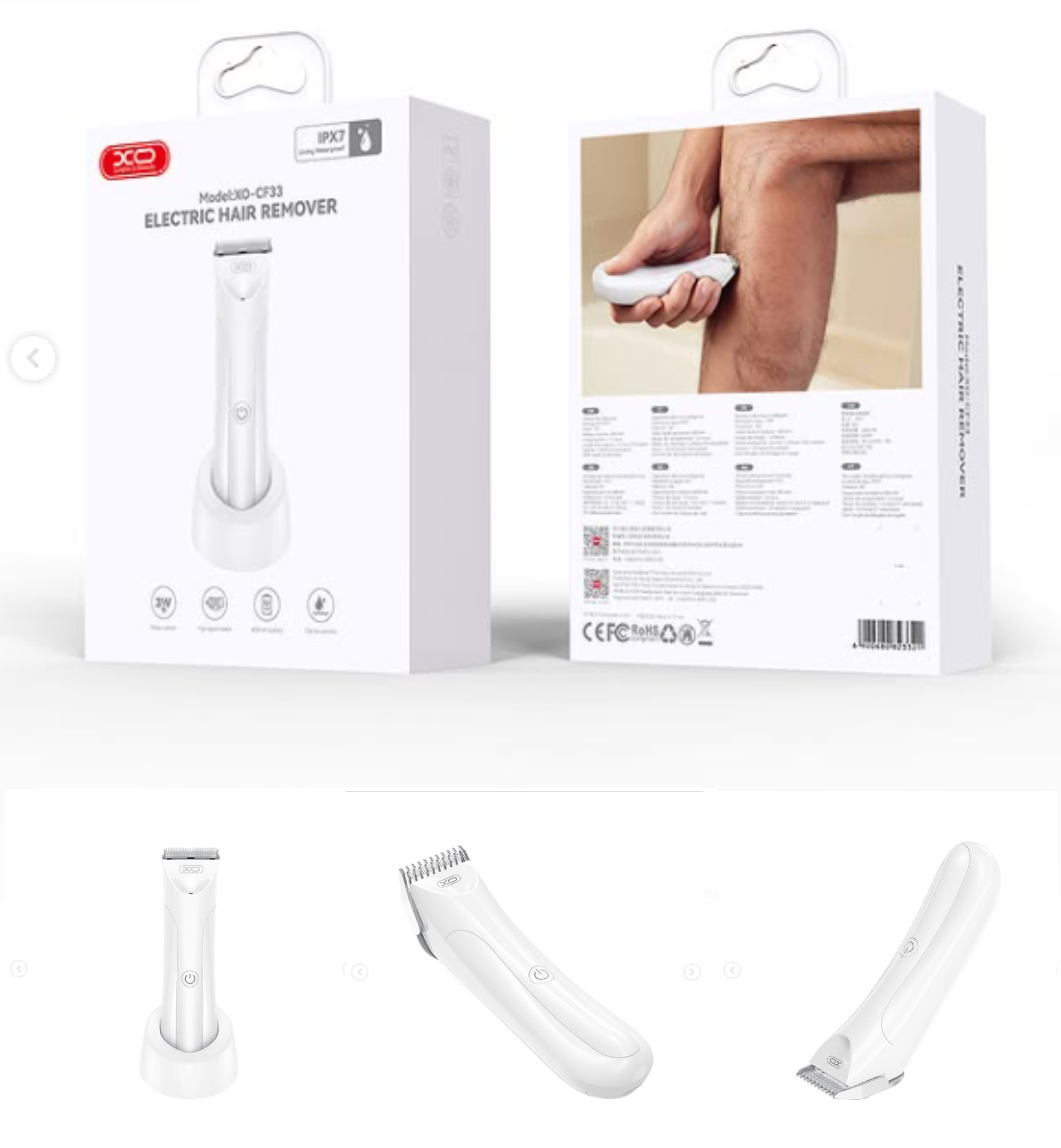 DEPILADORA ELECTRICA INTELIGENTE UNISEX XO-CF33